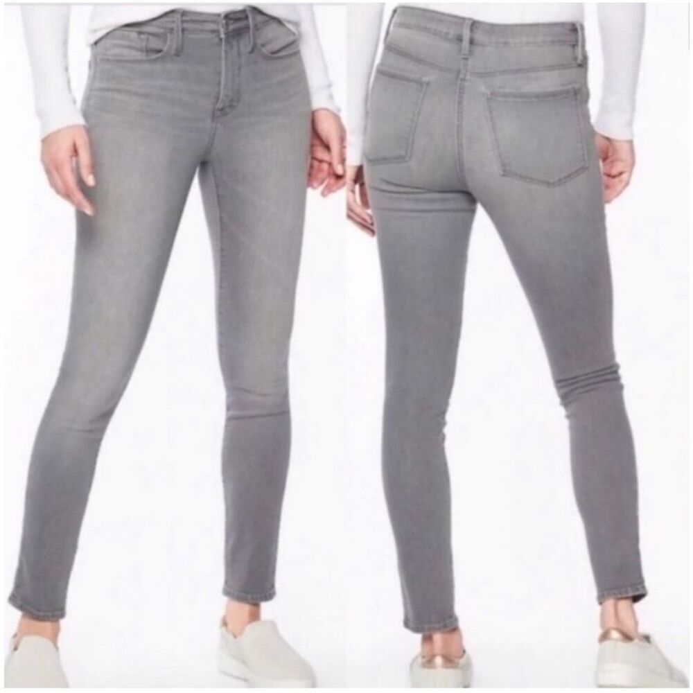 Athleta Sculptek Skinny Jeans Gray Wash Size 4